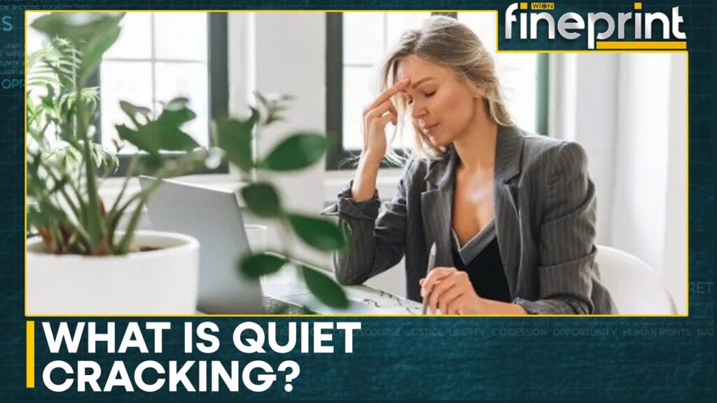 ‘Quiet Cracking’: The Subtle Workplace Crisis Undermining Employee Morale | WION Fineprint