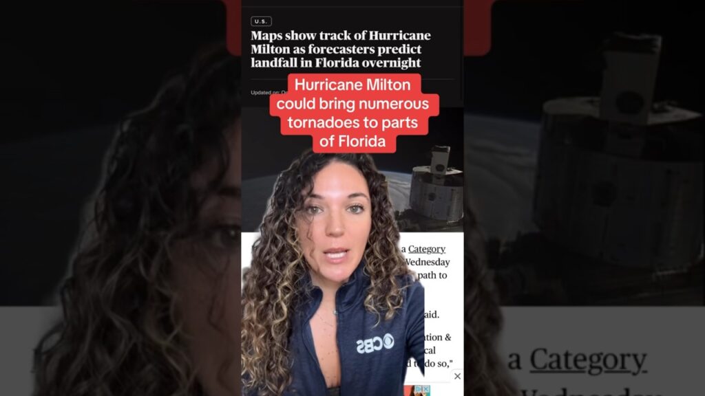 Milton could bring numerous tornadoes to Florida #shorts