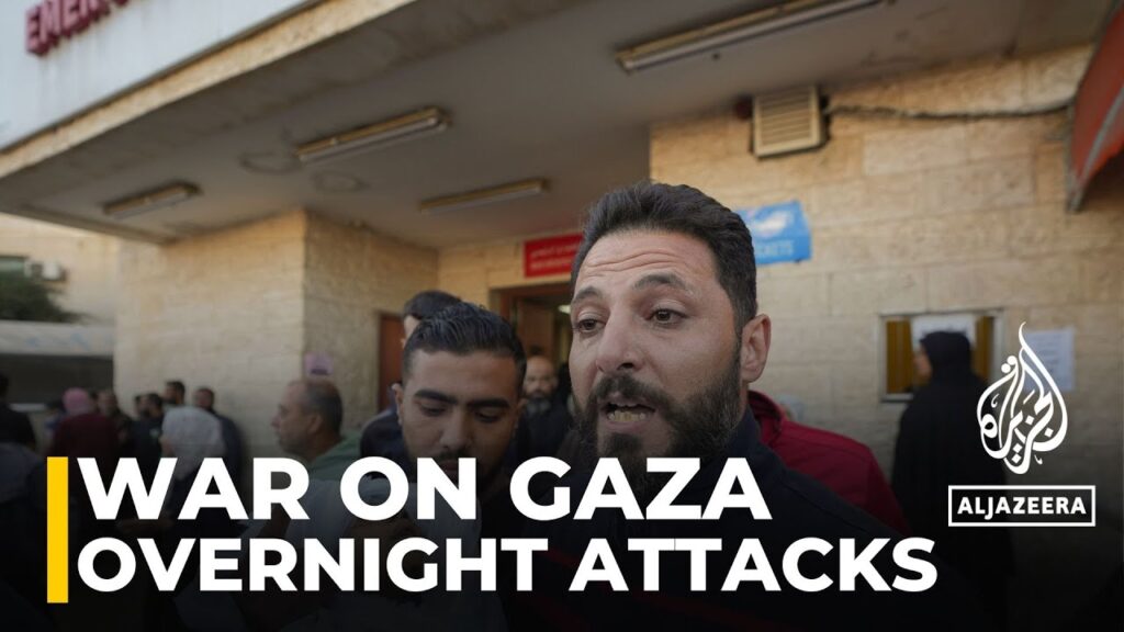 Tareq Abu Azzoum: Overnight attacks were completely blistering, targeting residential buildings