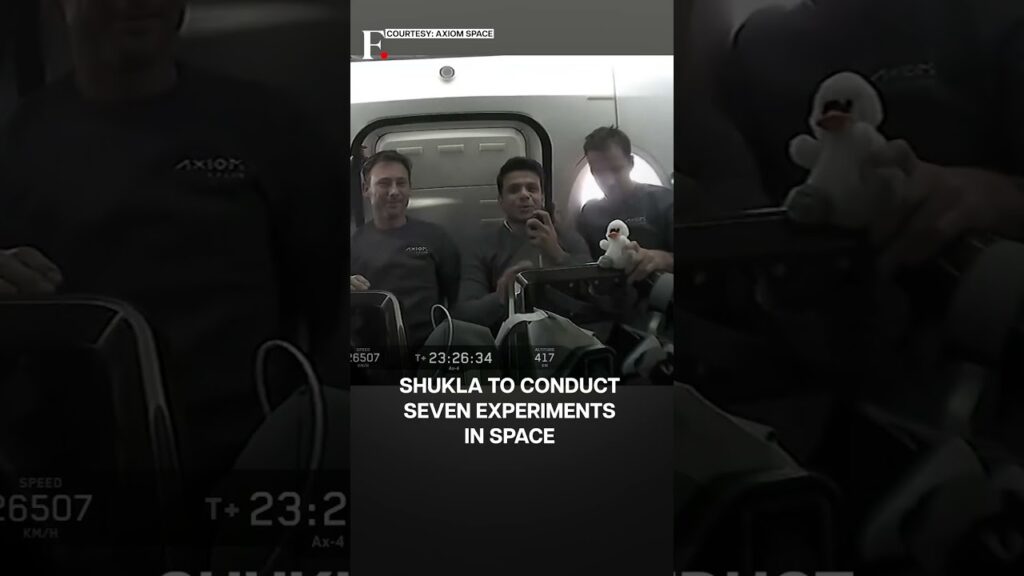 Watch: Axiom 4 Crew Docks At ISS, Shubhanshu Shukla Becomes 1st Indian To Reach Space | N18G