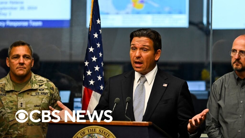 Florida Gov. DeSantis, other officials speak ahead of Hurricane Milton’s landfall | full video