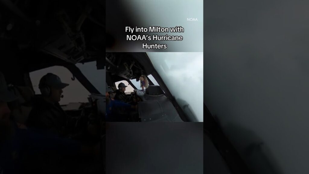 Fly into Milton with NOAA’s Hurricane Hunters #shorts