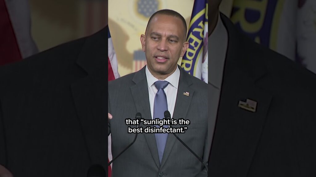 Jeffries on Gaetz probe transparency: ‘Sunlight is the best disinfectant’