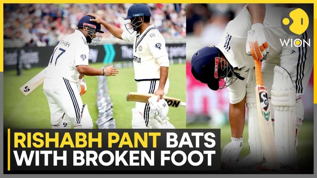‘Warrior’ Rishabh Pant Receives Standing Ovation From Old Trafford Crowd | WION Sports