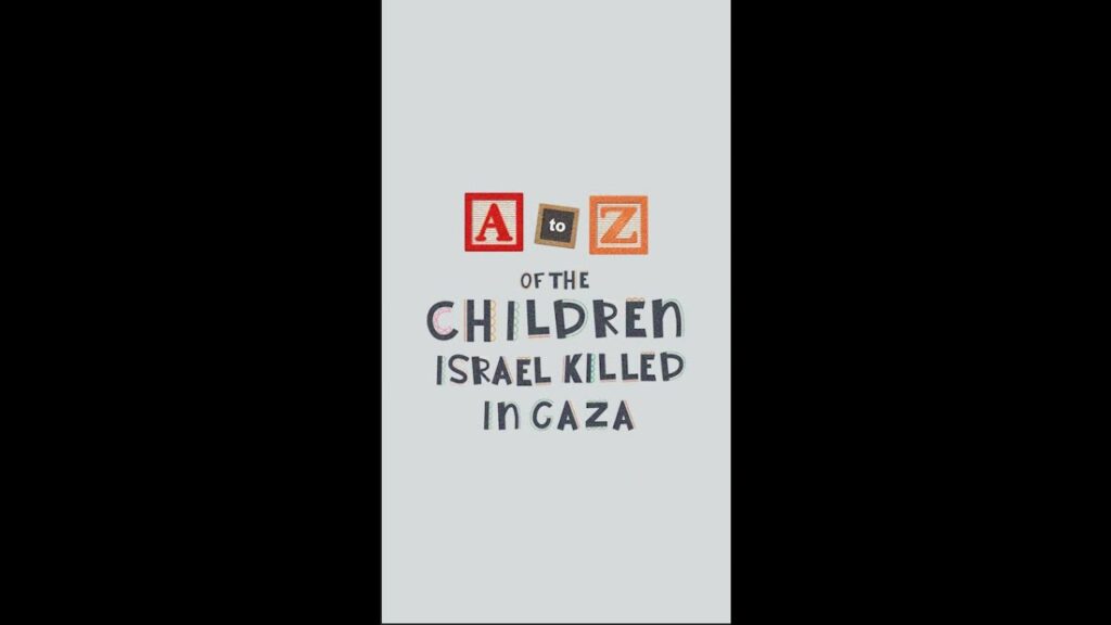 An A to Z of the children killed by Israel in Gaza | AJ #shorts