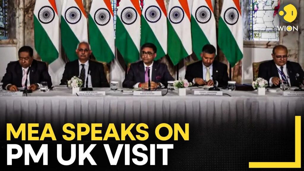 LIVE: MEA Press Briefing by Foreign secretary Vikram Misri on PM Modi’s UK Visit | London | India