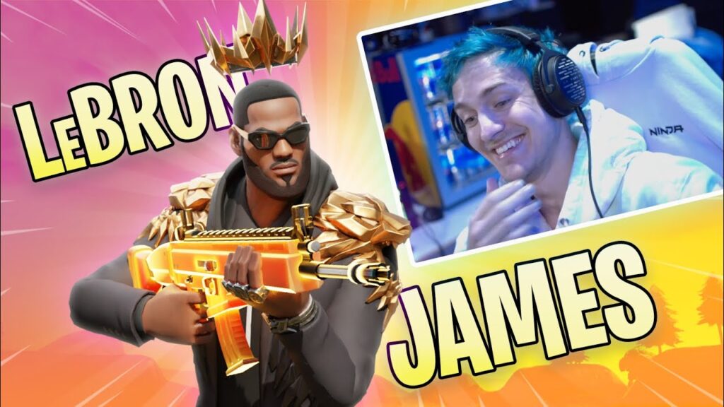 PLAYING FORTNITE WITH LEBRON JAMES | NINJA