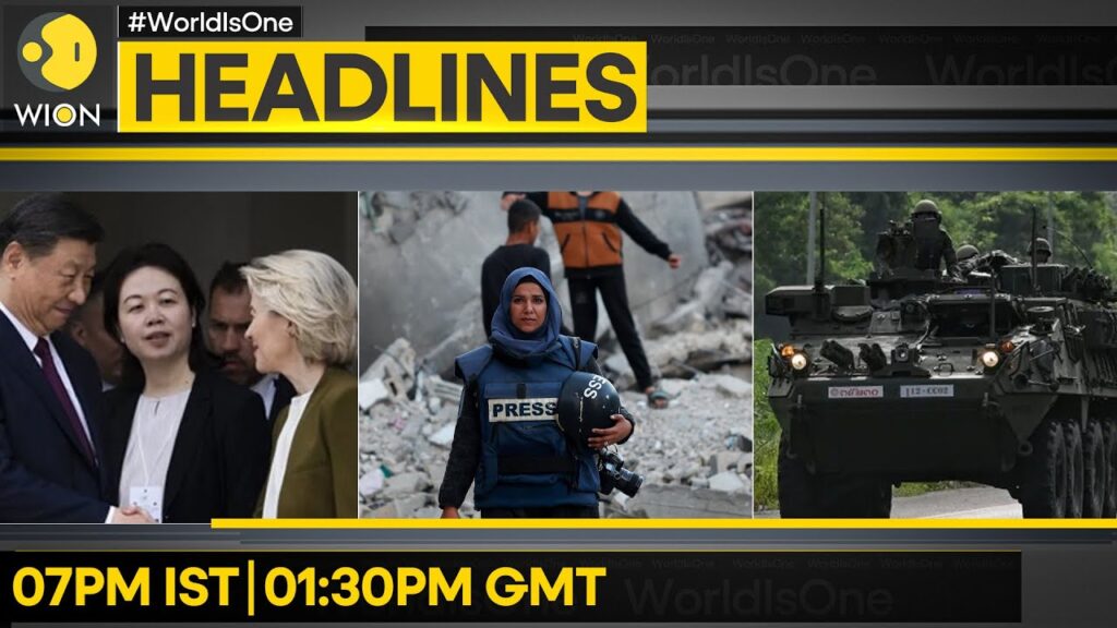 Journalists Hit By Gaza Hunger Horrors | Thailand: Clashes Not War, Only Conflict | WION Headlines
