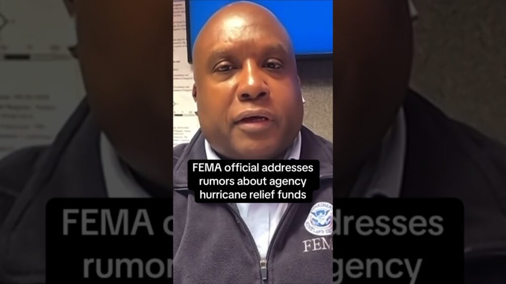 FEMA official addresses rumors about hurricane relief funds #shorts
