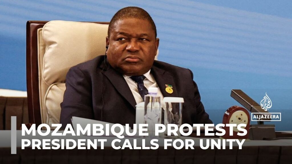 Mozambique protests: President calls for unity in ‘challenging times’