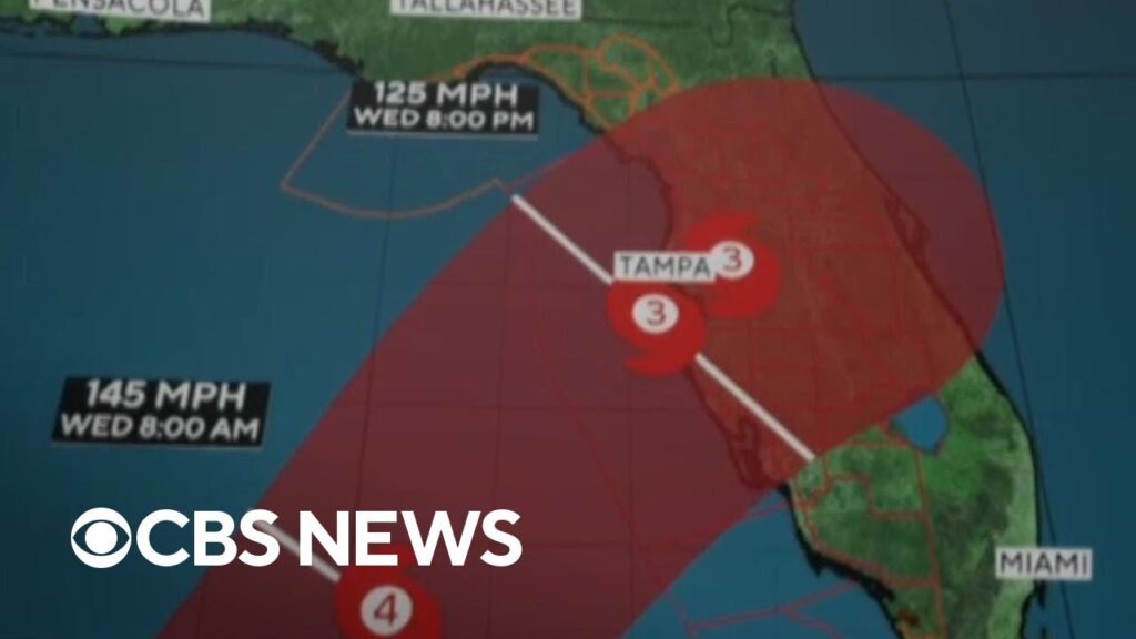 Hurricane Milton now Category 5 storm