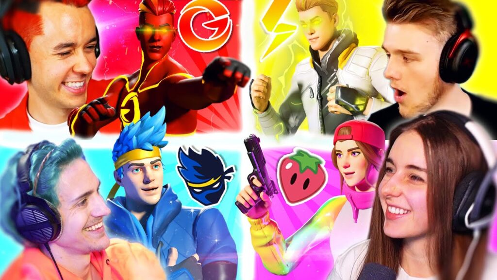 THE ICON SKINS TEAM UP IN FORTNITE!! Ft. Lachlan, Loserfruit & TheGrefg