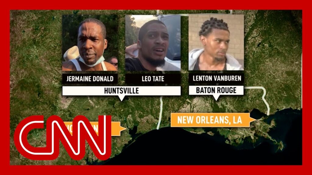 3 more New Orleans inmates captured, leaving 2 at large