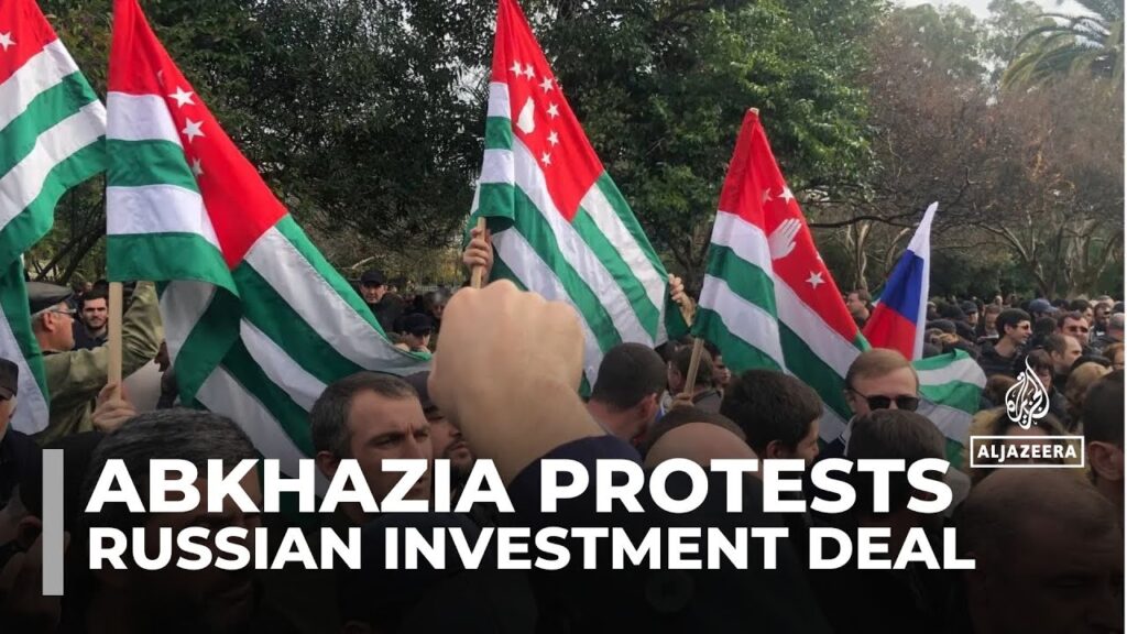 Protesters storm parliament in breakaway Georgian region of Abkhazia