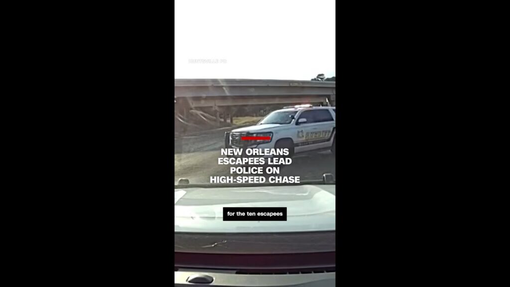 New Orleans escapees lead police on high-speed chase