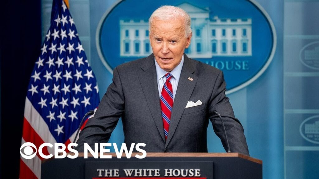 Biden’s first White House briefing since taking office