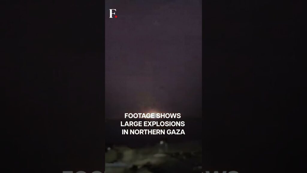 Watch: Massive Blasts in Northern Gaza as Israel Continues Bombardment  | N18G