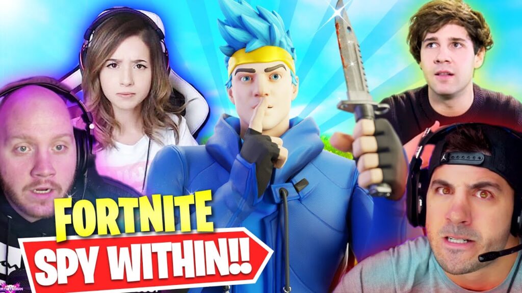 SPY WITHIN GAME MODE IN FORTNITE!?! W/ David Dobrik, Sarah Silverman, Pokimane & More on video chat!