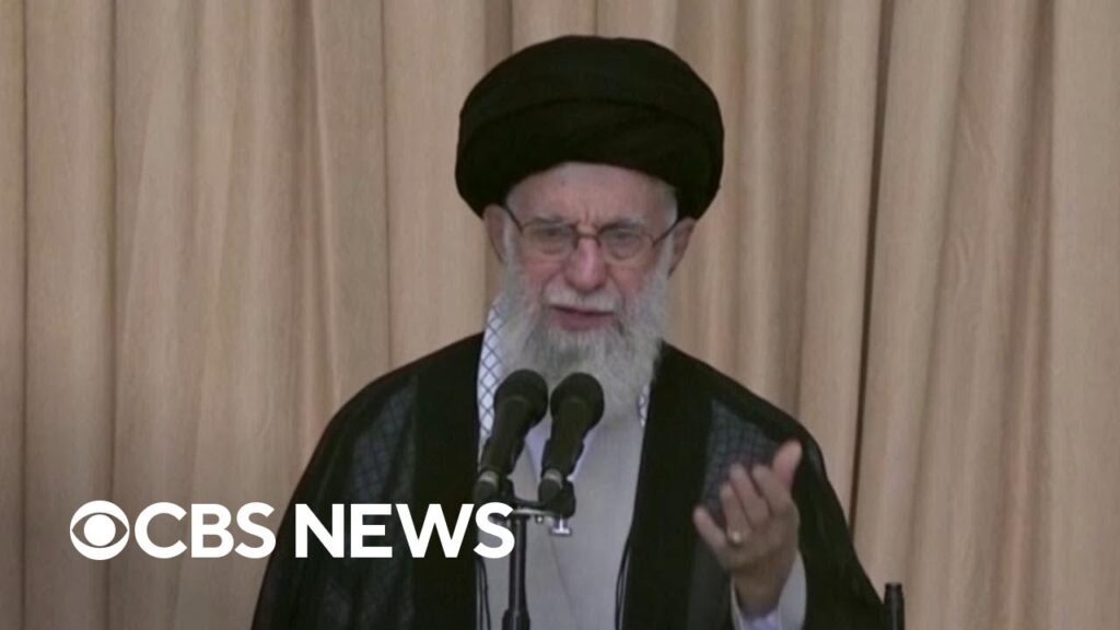 Iran’s supreme leader gives rare sermon in Tehran after more Israeli strikes in Lebanon