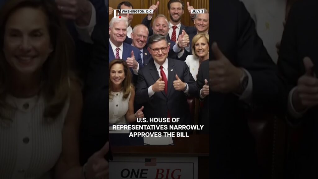Trump’s “Big, Beautiful Bill” Passes Through US Congress | Subscribe to Firstpost | N18G