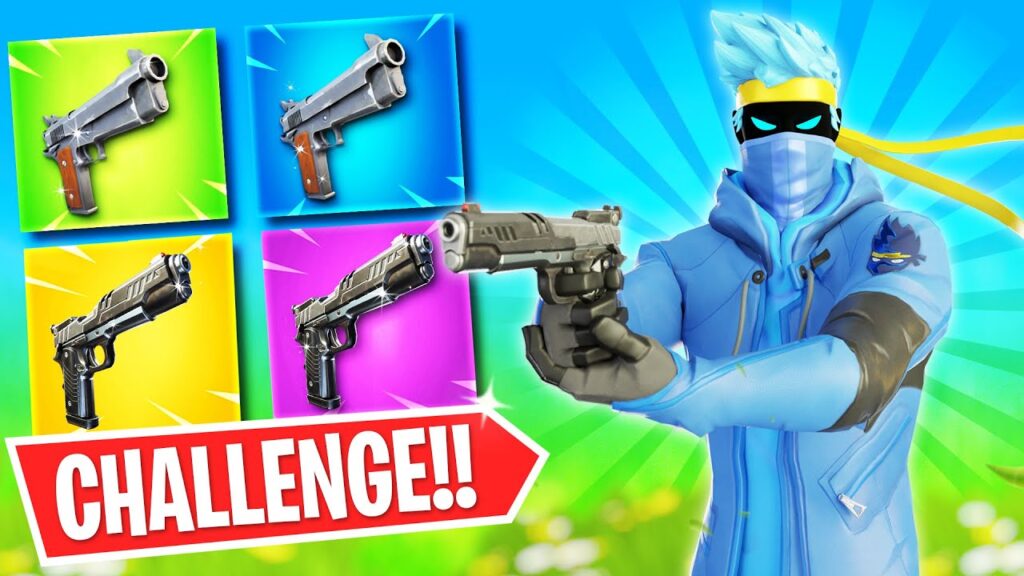 NINJA ATTEMPTS THE PISTOL “ONLY” CHALLENGE IN FORTNITE SEASON 5