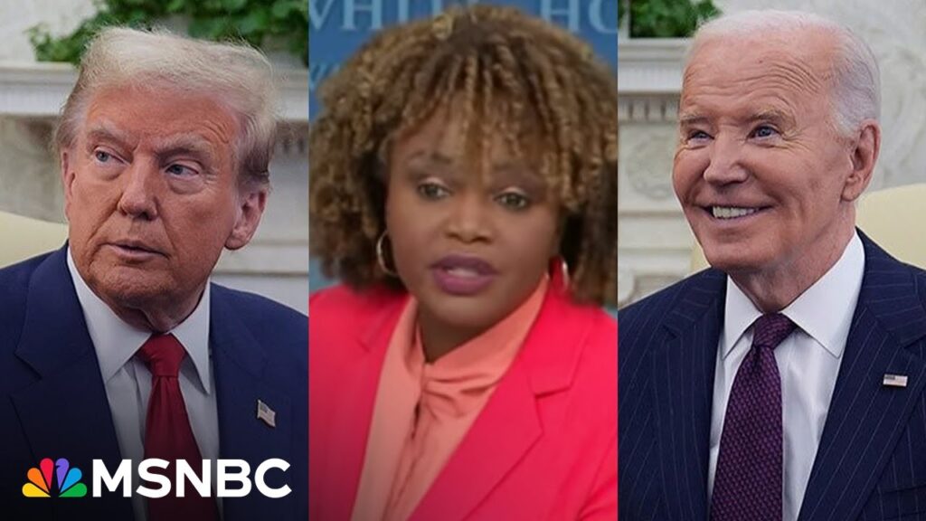White House press briefing after Biden-Trump Oval Office meeting