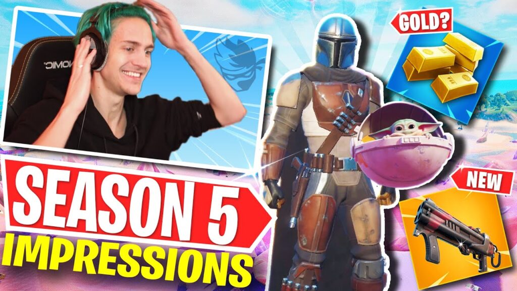 Ninja’s First Impressions of Fortnite Season 5!! W/ Jordan Fisher