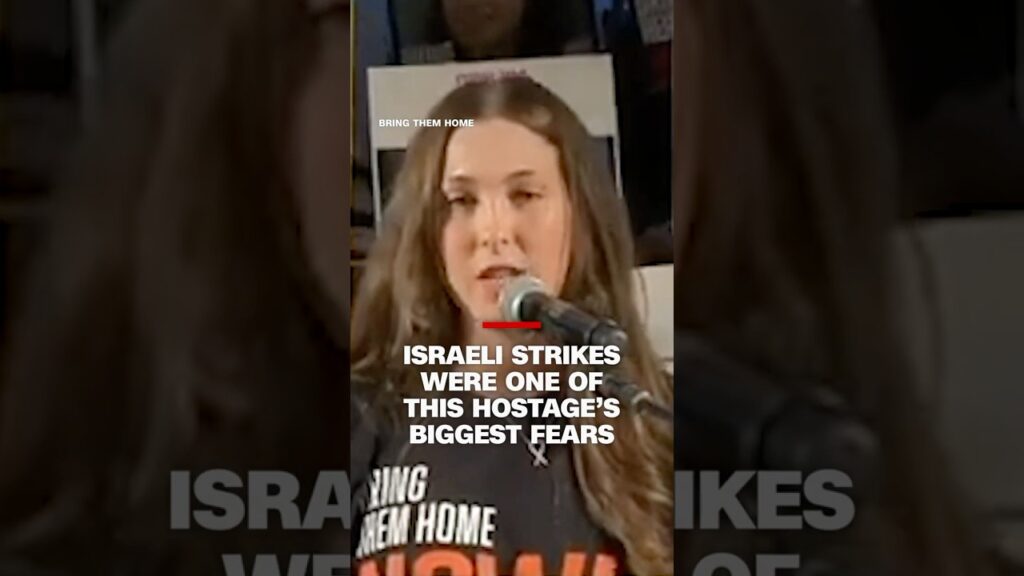 Israeli strikes were one of this hostage’s biggest fears in captivity