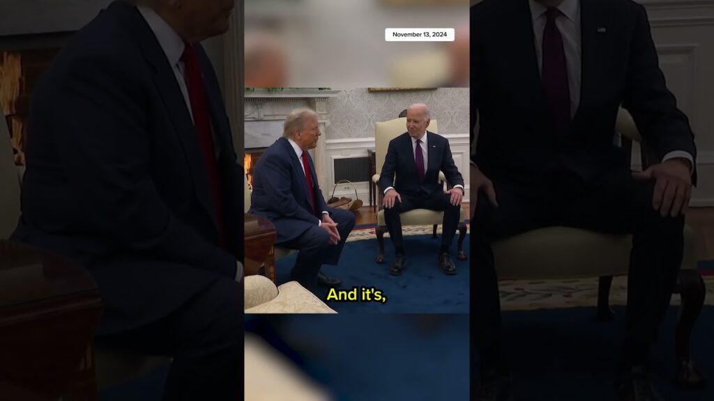 Trump meets with Biden at White House