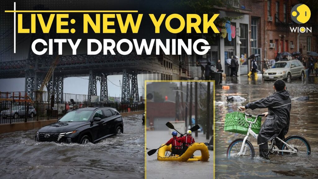 US Floods LIVE: New York PARALYSED, Raging Floods Bring City To Its Knees | WION