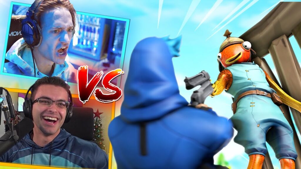 NINJA VS FAMOUS FORTNITE YOUTUBERS – Twitch Rivals Highlights W/Reverse2k