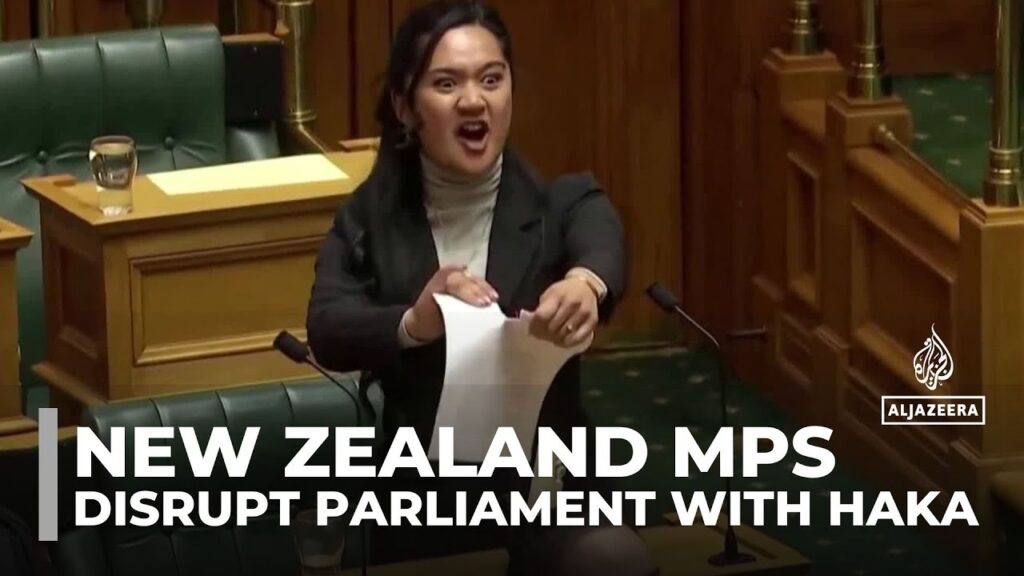Haka pauses parliament: New Zealand’s founding document at centre of protests