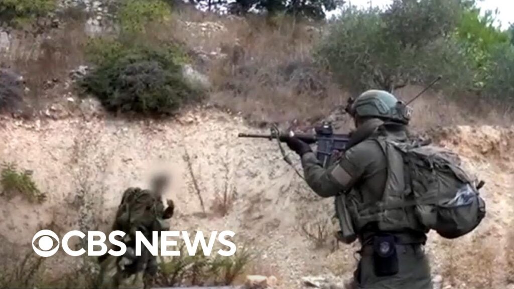 Israeli military’s video shows troops conducting ground operation in Lebanon