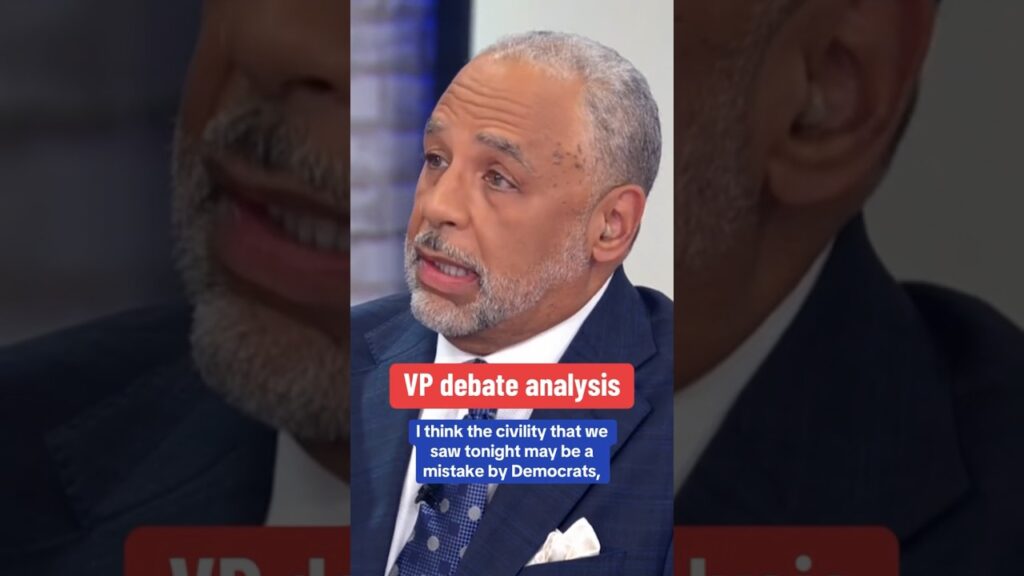 Analysis of civility seen at VP debate #shorts