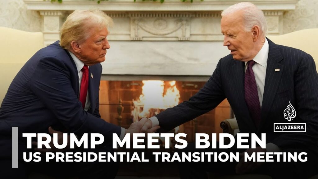 Trump meets Biden at White House in US presidential transition meeting