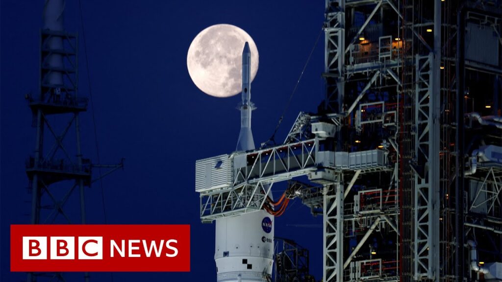 Nasa ‘hopes to launch’ Artemis rocket to Moon within week – BBC News