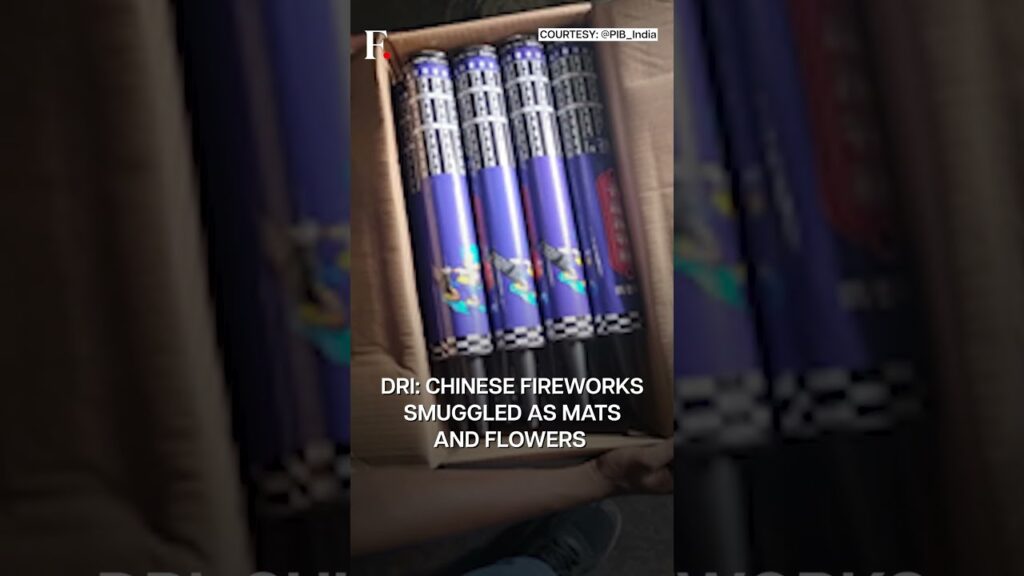 India: Chinese Firecracker Smuggling Busted, Rs 35 Cr Consignment Seized | Subscribe to Firstpost