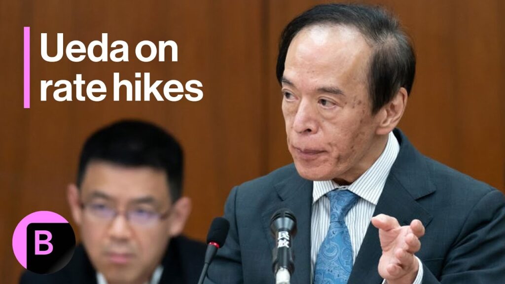 Ueda Says BOJ Will ‘Continue to Adjust’ Rates as Needed