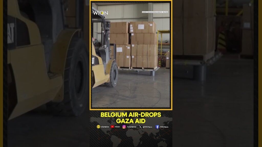 Gaza: Belgium Joins Gaza Aid Effort Amid Mounting Starvation Crisis | WION Shorts