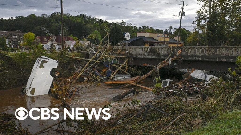 Biden heads to Carolinas to survey damage from Helene