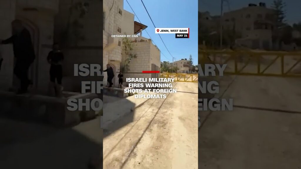 Israeli military fires warning shots at foreign diplomats