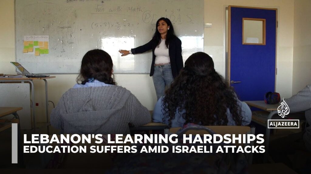 Lebanon’s learning hardships: Education suffers amid Israeli bombardment