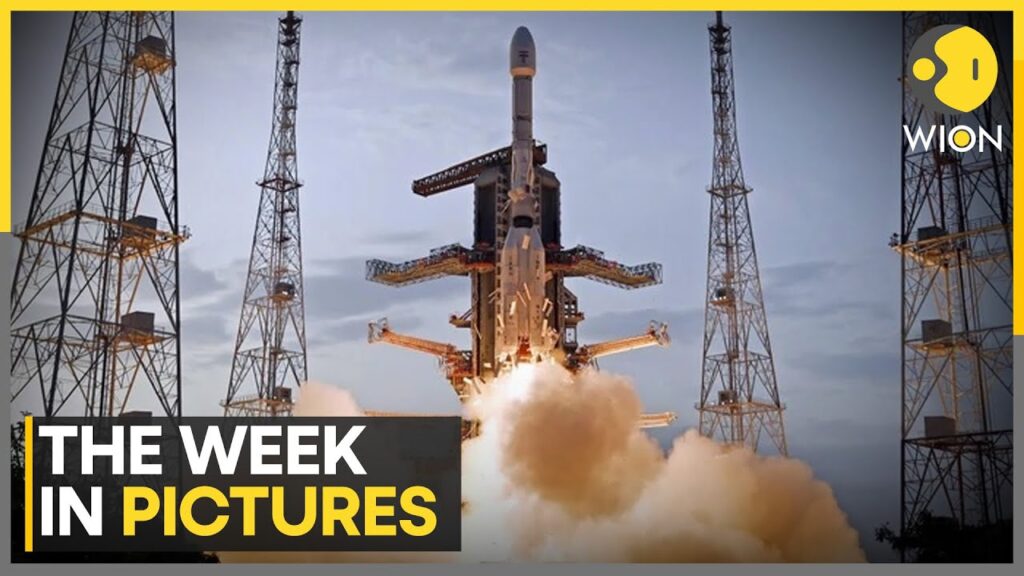 NASA-ISRO ‘NISAR’ Satellite Lifts Off | Gazans Rush to Receive Air Drop Food| The Week in Pictures