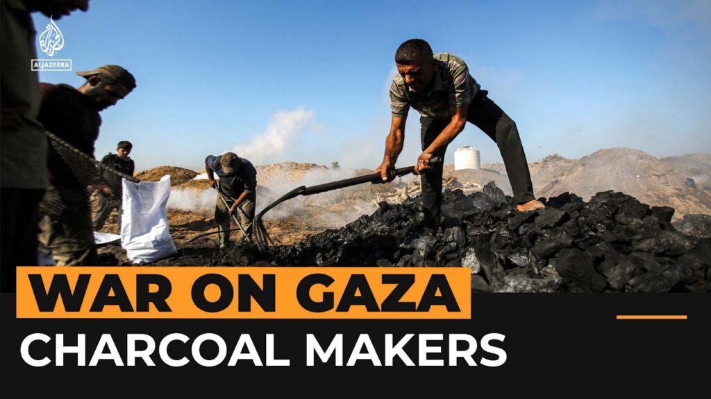 Palestinians turn wood into charcoal for livelihood | Al Jazeera Newsfeed