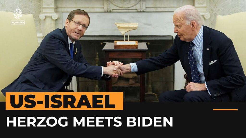 Israel’s Herzog says he hopes to see ‘results’ after Biden meeting | AJ #shorts