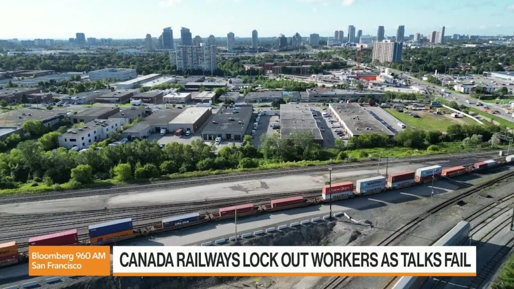 Canada’s Largest Rail Network Halts Amid Union Lock Out