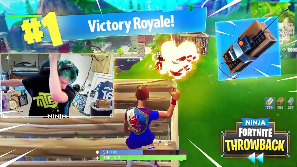 DESTROYING BUILDS WITH C4! – FORTNITE SEASON 4 THROWBACK
