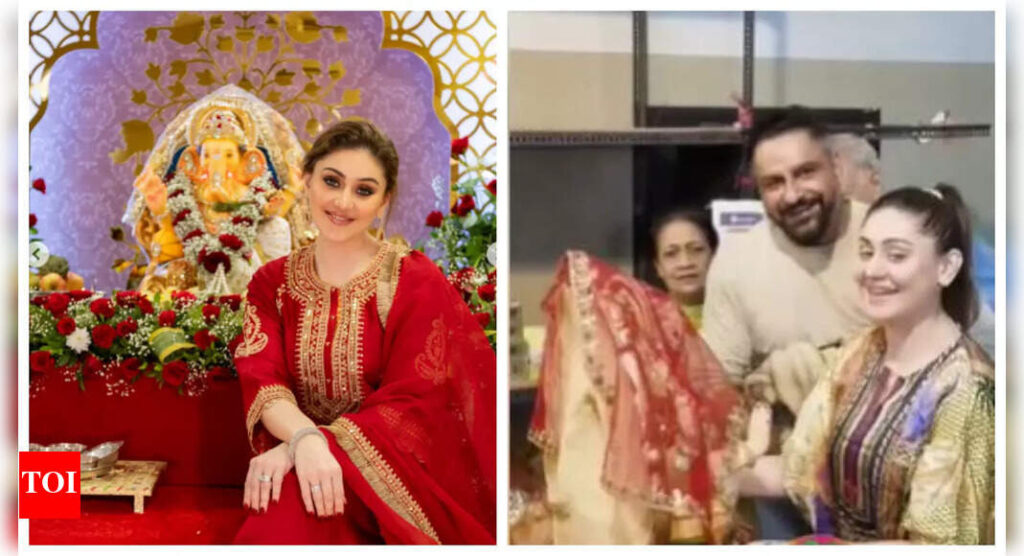 Shefali Jariwala’s last Ganpati celebration with Parag Tyagi goes viral – See photos |