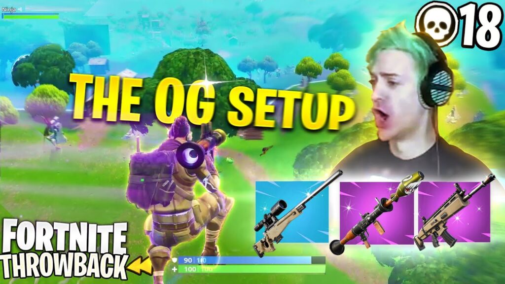 DESTROYING WITH MY OG SEASON 2 SETUP! BOLT-ACTION, SCAR & RPG! – FORTNITE SOLOS THROWBACK
