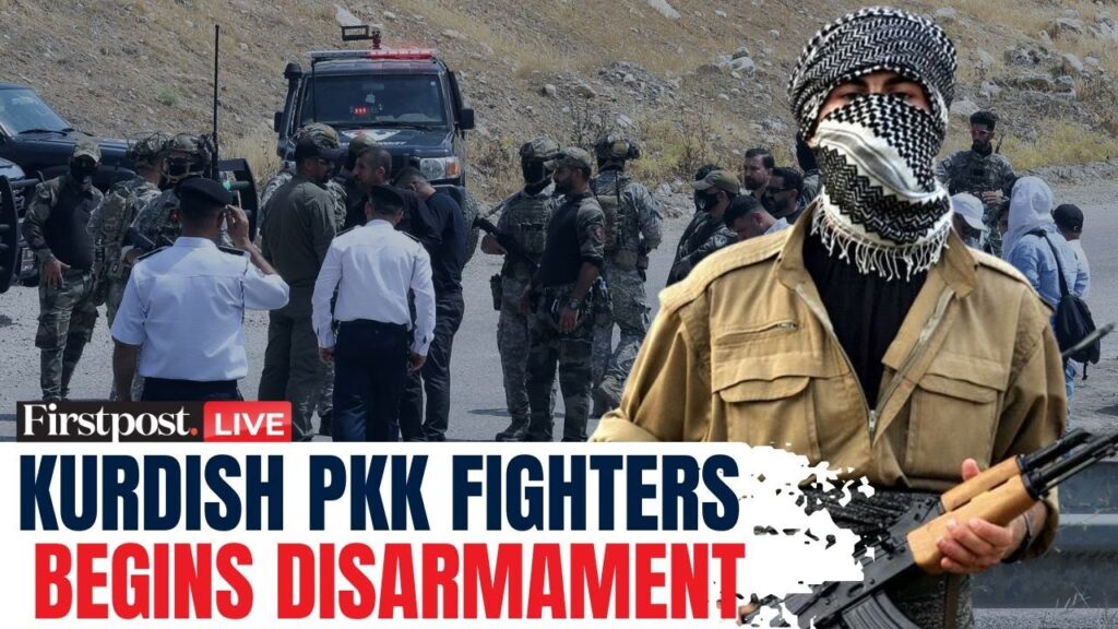LIVE: Kurdish PKK Militants Begins Disarmament Process After 40 Years of Armed Struggle in Turkiye